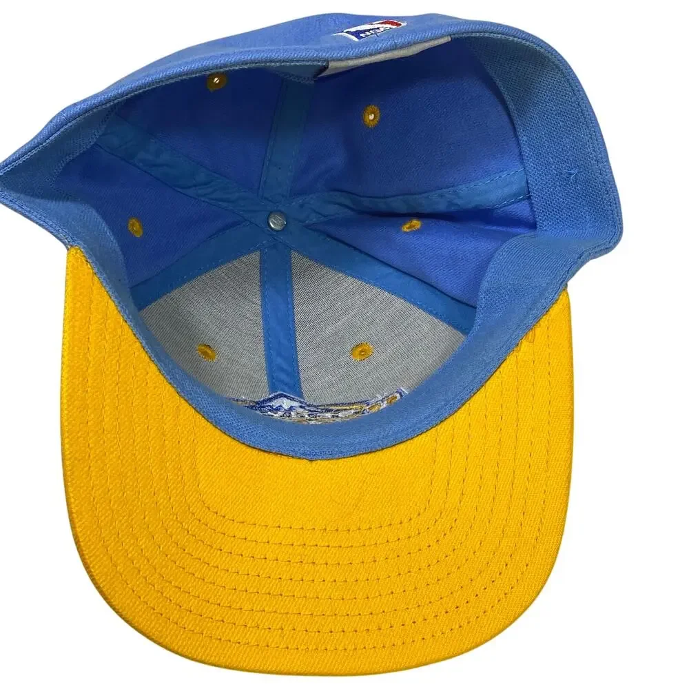 Vintage Reebok NBA Denver Nuggets Hat Cap One Size Stretch Embroidered Team Logo